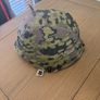 GERMAN ww2 stahlhelm replica with removable helmet cover ww2 memorabilia/collectible item/Airsoft helmet/ re-enactment piece/ collectible history item Image 2