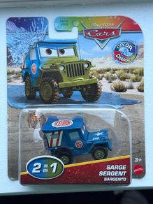 Disney Pixar Cars Sarge Color Change