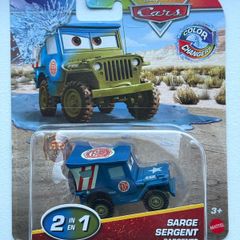 Disney Pixar Cars Sarge Color Change