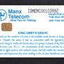 1995 Isle of Man UK5/ 55 units 1996 Calendar - King Orry's Grave (Siemens - S30 (Module 34)) Phone Card Image 3