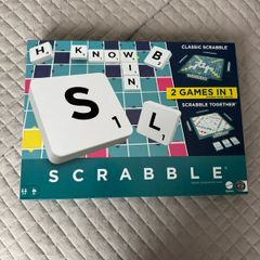 Brand New Scrabble Board Game 2 Games in 1 (Mattel)