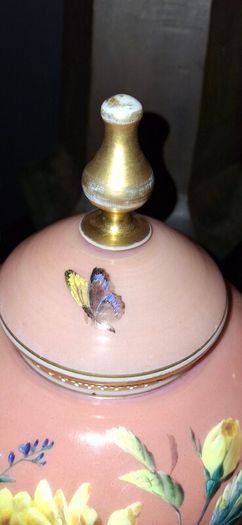 Antique Glass Urn