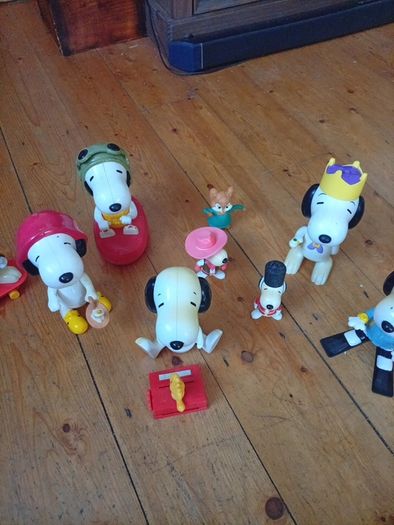 Snoopy toys from McDonalds