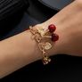 Boho Chic Cherry Charm Bracelet Image 3