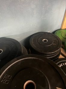 Bumper plate weights last few remaining