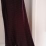 Women's Gallery Plum Satin Skirt NWT Image 4
