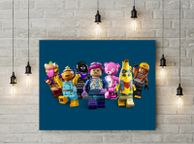 main image for ad Fortnite x Lego printed Wall picture foamex board printed picture on it wall board wall decor wall art picture