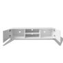 TV Cabinet High-Gloss White 140x40.3x34.7 cm Image 4