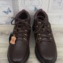 New mens Donnay leather casual chukka dark brown boots Image 10