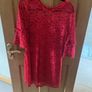 red lace dress Image 2