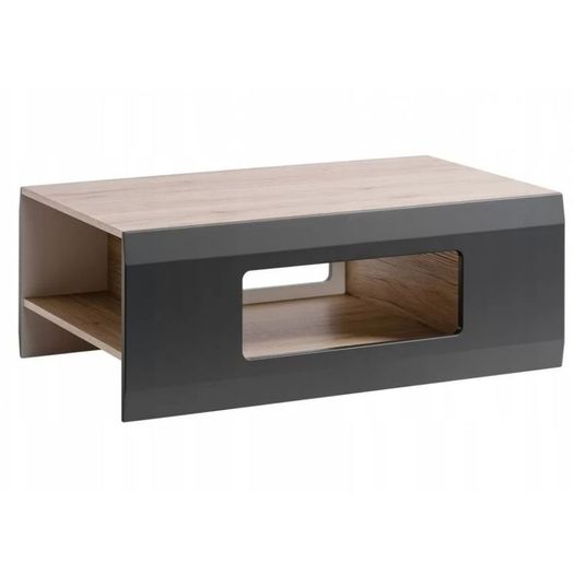 Modern Coffee Table With Storage Bicolour