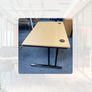 5 X 1200mm Oak Office Desks - Grade A Image 3