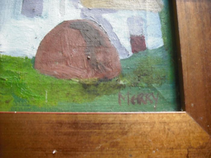 a lovely oil painting by a irish artist now passed, BRIEN MERRY