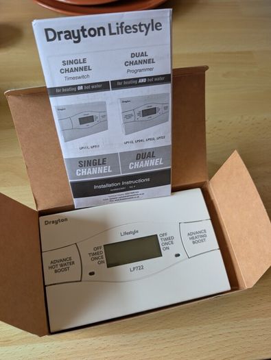 Drayton LP722 2-Channel Digital Programmer