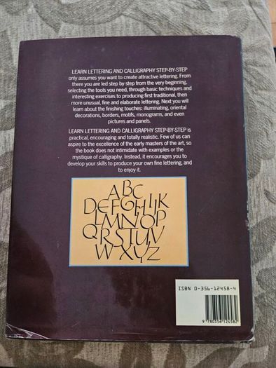 Learn Lettering And Calligraphy Step-by-step. By Gail And Christopher Lawther. Large Volume Hardback With Dustjacket In Good Condition.  See Photos For Same.