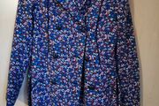NEW - Floral print cotton Jacket UK 10