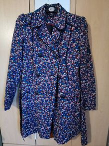 NEW - Floral print cotton Jacket UK 10