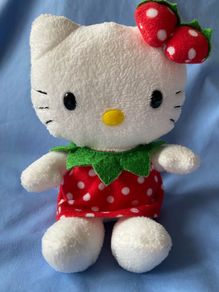 Hello Kitty Strawberry Collection Soft Toy by Ty Beanie Babies
