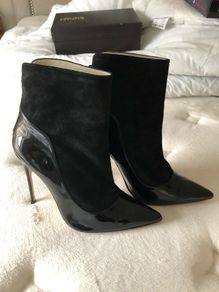 Buffalo Patent & Suede Boots