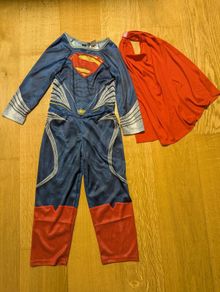 Superman Costume with Cape - Age 5-6 Years