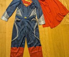 Superman Costume with Cape - Age 5-6 Years