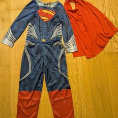 Superman Costume with Cape - Age 5-6 Years