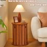 Stacking nest of tables stools Dining, Makeup Stool, Bedside Table, or Small Side Table. Image 6