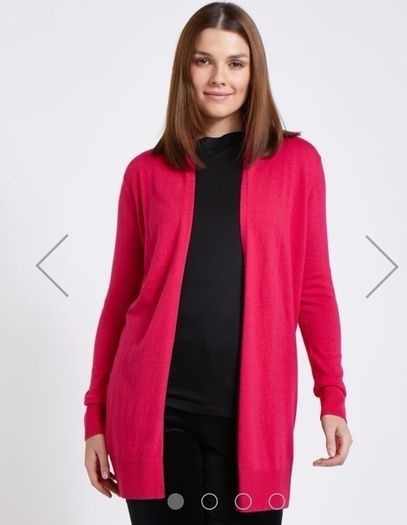NEW - Paul Costelloe Pink Shawl Cardigan