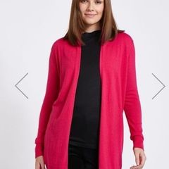 NEW - Paul Costelloe Pink Shawl Cardigan
