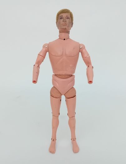 Palitoy Action Man Blonde Flocked Hair Painted Eyes Figure