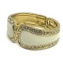 Vintage Rhinestones and enamel bangle Image 4