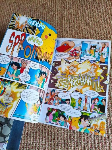 Pokemon comic issue 1 & poster