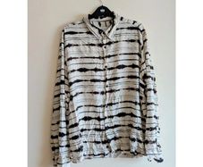 Topman horizontal stripe shirt size XL