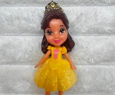 Disney Princess Posable Mini Belle Princess Doll approx. 9 cm. Used Please see photos