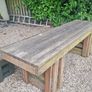 Garden table and bench Image 6