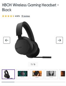 Xbox wireless headset black