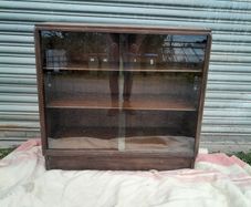 G Plan E Gomme Brandon Line Glass Angled Display Cabinet
