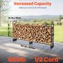 Heavy Duty Outdoor Firewood Log Rack with Waterproof Cover  259 x 36 x 117 cm (8.5ft x 1.2ft x 3.8ft)  Stores 1/2 Cord of Wood Image 4