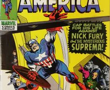 Captain America Vol 1 #123 1st Suprema Appearance Bronze Age (1970)