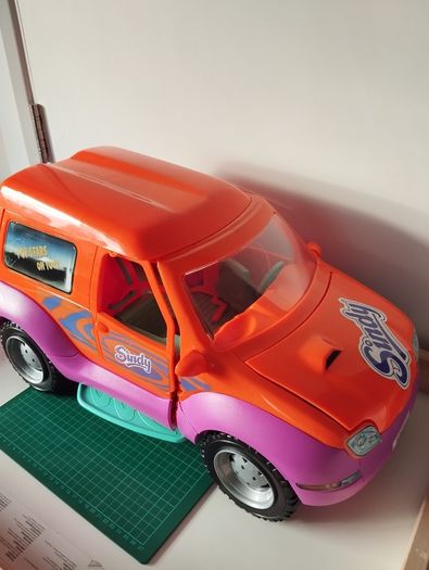 Rare Very big 2 cars Sindy Popstars on Tour 4x4  car pop star