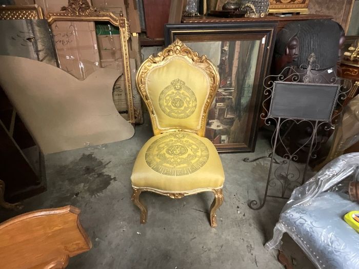 Gold gilt chair