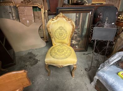 Gold gilt chair