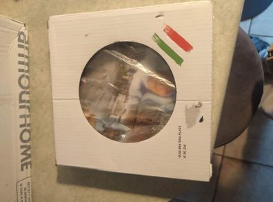 Mother Teresa New Albania Tirana Ceramic Plate-circle Tirana Decorative Plate-albania Souvenir
