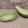 Vintage Royal Winton Green Leaf Gravy Boat and Underplate Pristine Condition Image 3