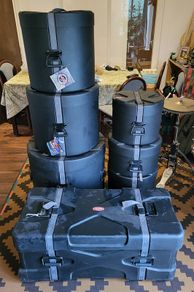 SKB Drum Cases - Complete Set (Drums + Hardware)