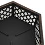Rustic Fire Pit with Poker 76 cm XXL Steel Image 7