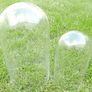 Vintage Handmade Clear Circular Glass Display Cloche Bell Dome With Black Base (dimensions visible in the photos) 50 each Image 3