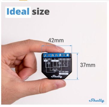 2 x Shelly plus 2PM, Power Metering Switch - Wi-Fi-operated smart switch, 2 channels 16A total current
