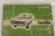Toyota Corolla 1977-1980 owners manual KE30