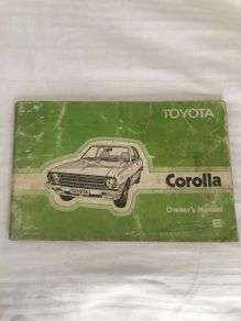 Toyota Corolla 1977-1980 owners manual KE30
